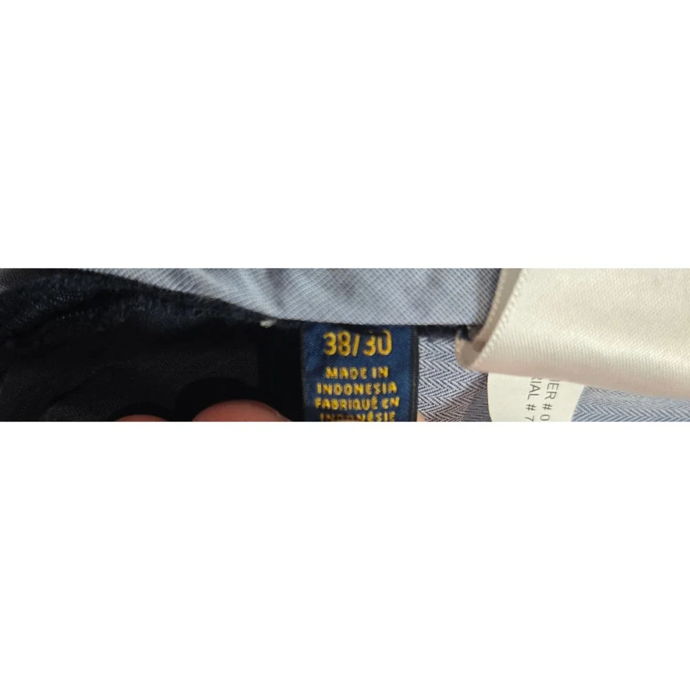 Polo Ralph Lauren Navy Blue Corduroy Pants Stretch Classic Fit Mens 38x30